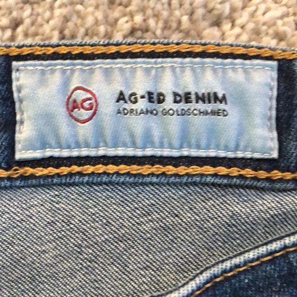 AG DENIM Adriano Goldshmied the stilt roll up cigarette jean crop 28 - Picture 3 of 8